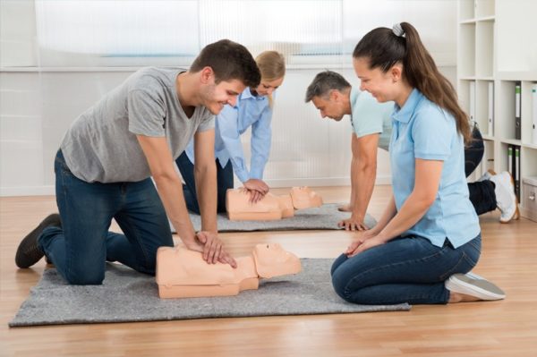 group first aid cpr training